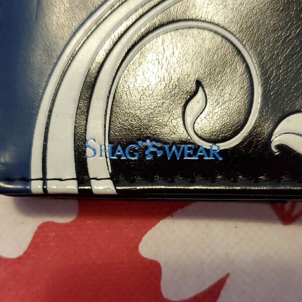 SHAG WEAR Black Dragon Fly Themed Women's Wallet